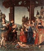 Adoration of the Shepherds sf LORENZO DI CREDI